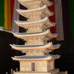 Maquette de temple ancien